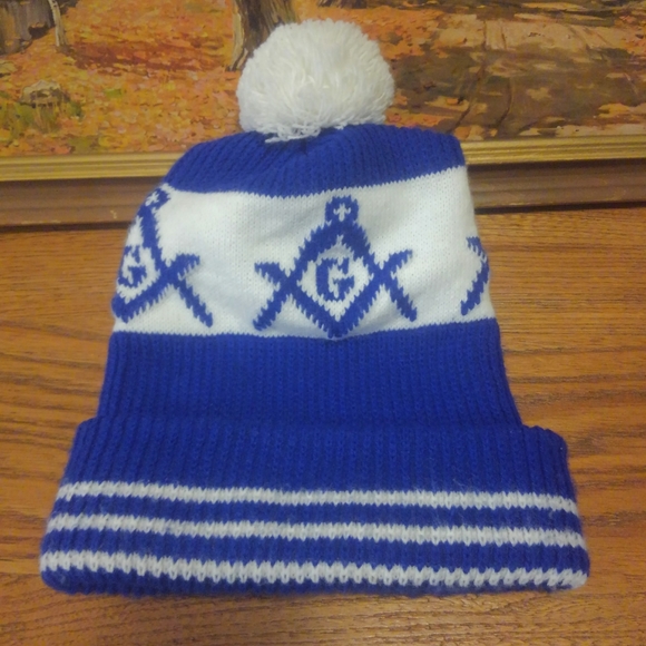 Vtg Freemason Winter Hat Beanie Vintage 
